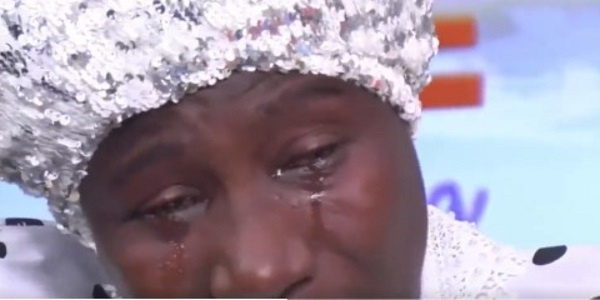 Why Cecilia Marfo cries uncontrollably on live TV