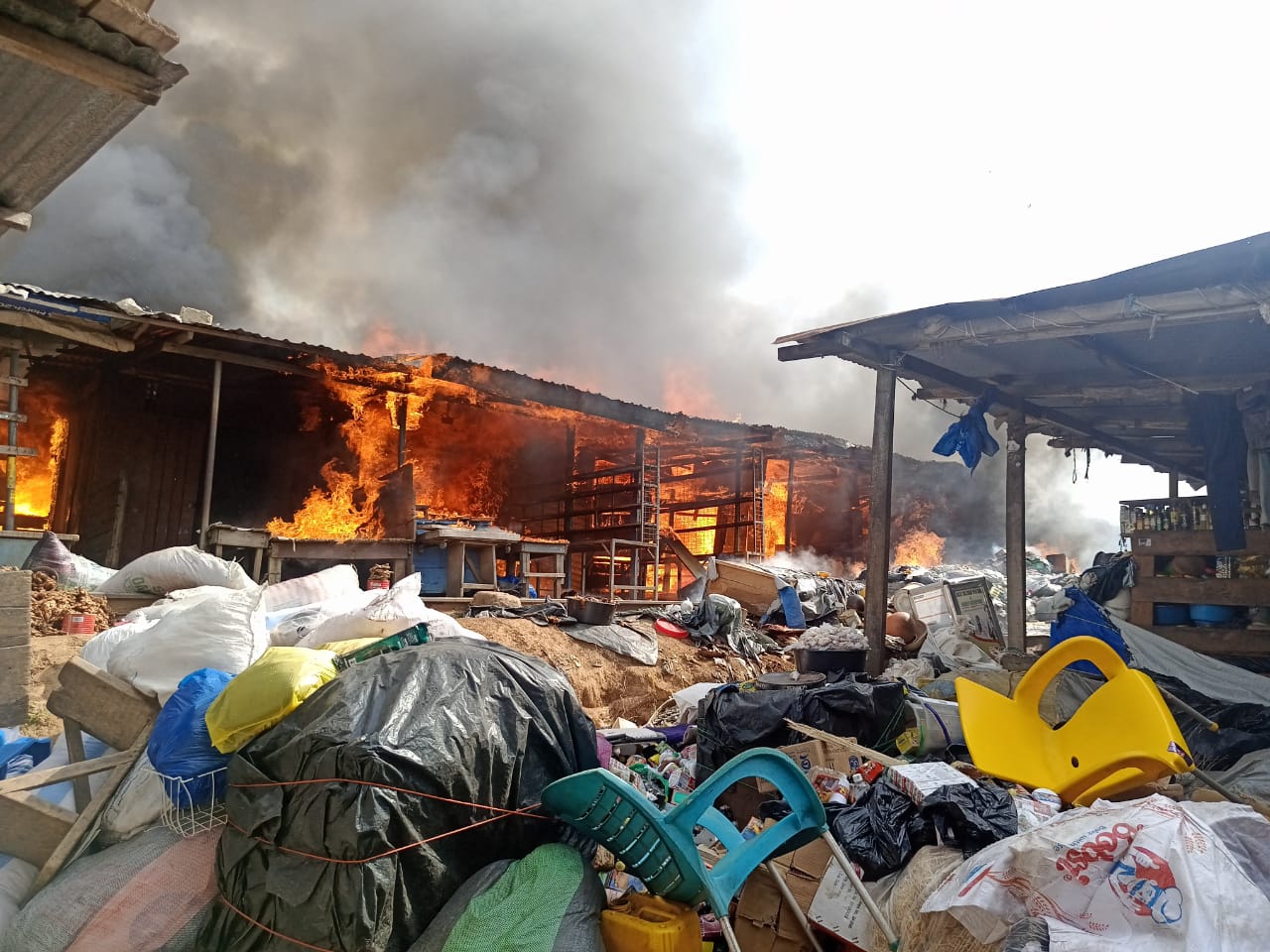 Central Market: Fire at French-Line under investigations – GNFS