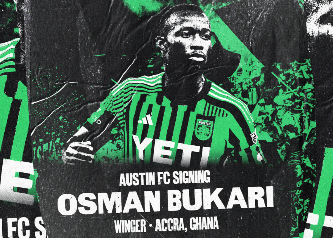 Austin FC announces the signing of Ghanaian forward Osman Bukari