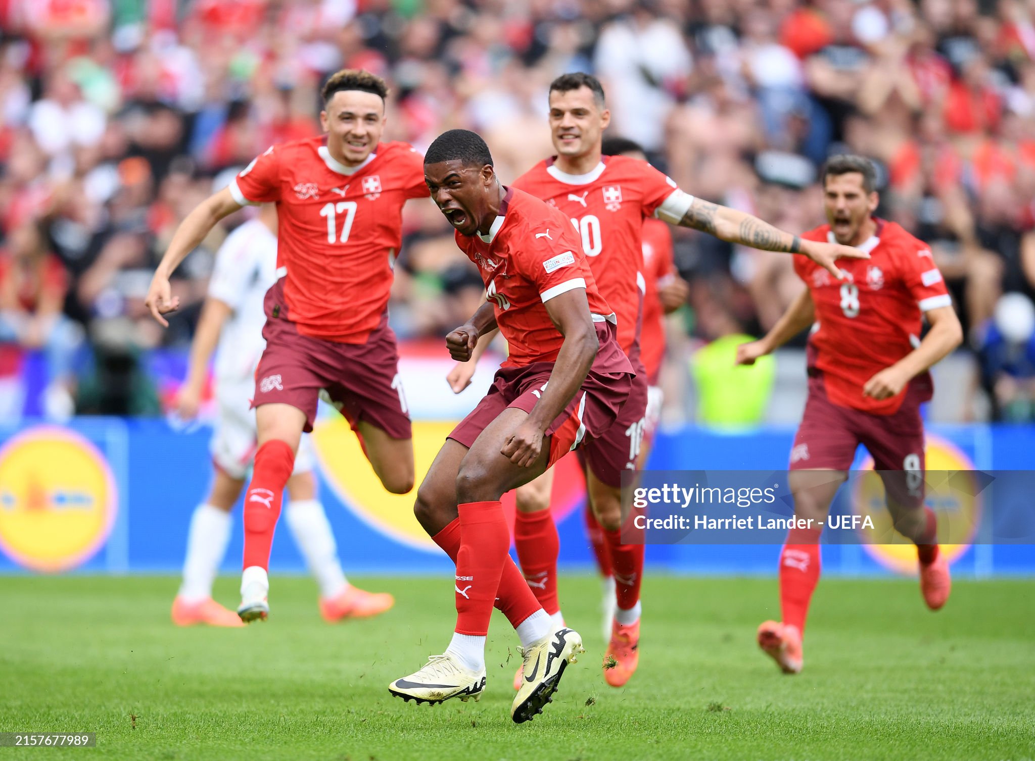 Euro 24 match report: Kwadwo Duah scores to help Switzerland beat Hungary 2-1