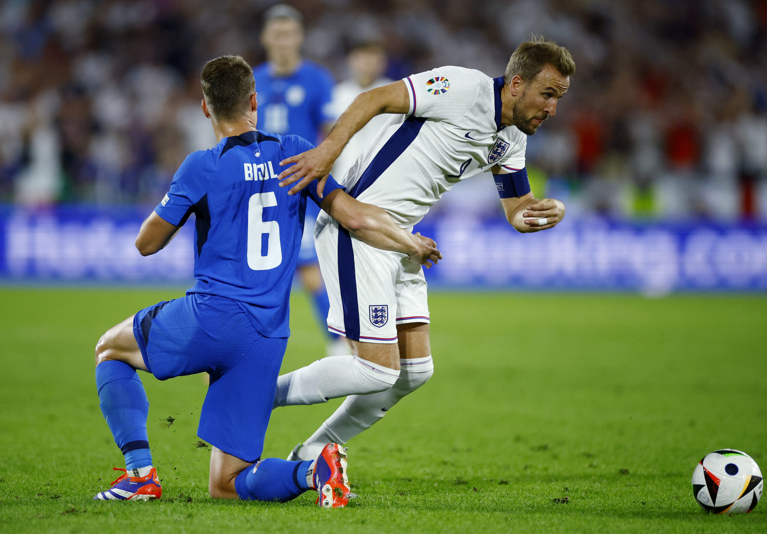 Euro 2024 Group C: England draw with Slovenia as Denmark qualify