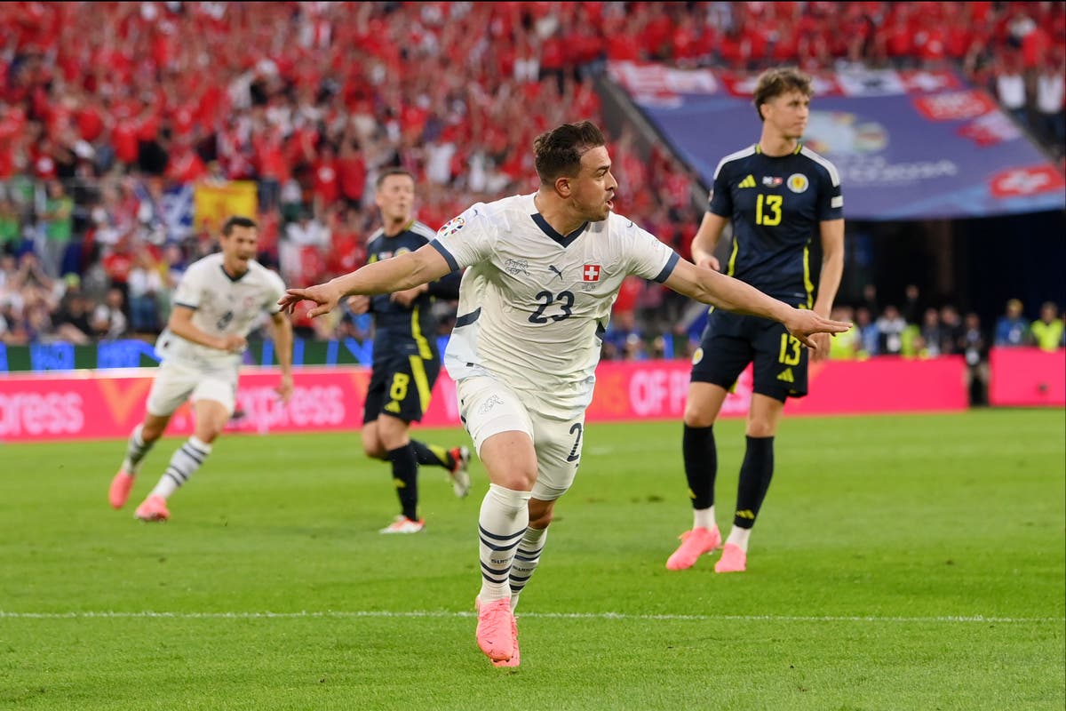 Euro 2024 match report: Scotland 1-1 Switzerland