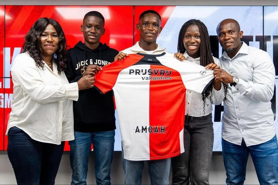 Mathew Jnr Amoah signs three year contract with Feyenoord Rotterdam