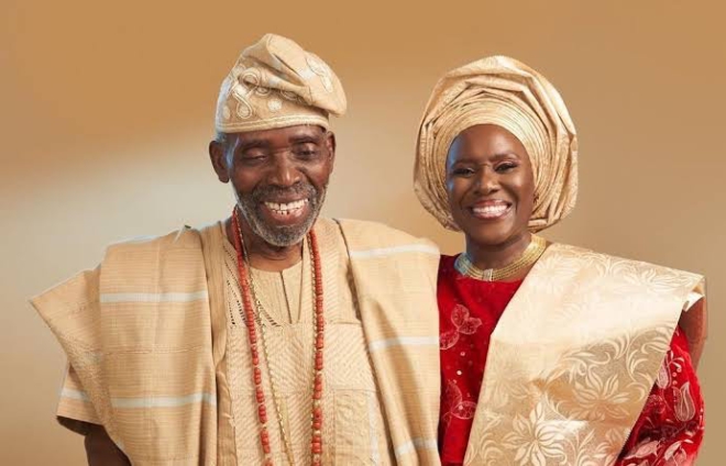 Joke Silva celebrates husband Olu Jacobs as he turns 82