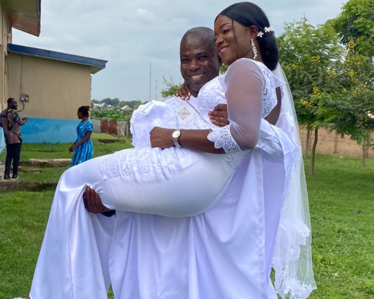 Former Black Queens goalie Nana Ama Asantewaa marries her former coach Kofi Poku