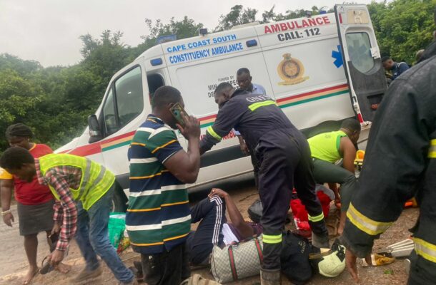 Fire Service rescues 15 accident victims on Cape Coast-Accra highway