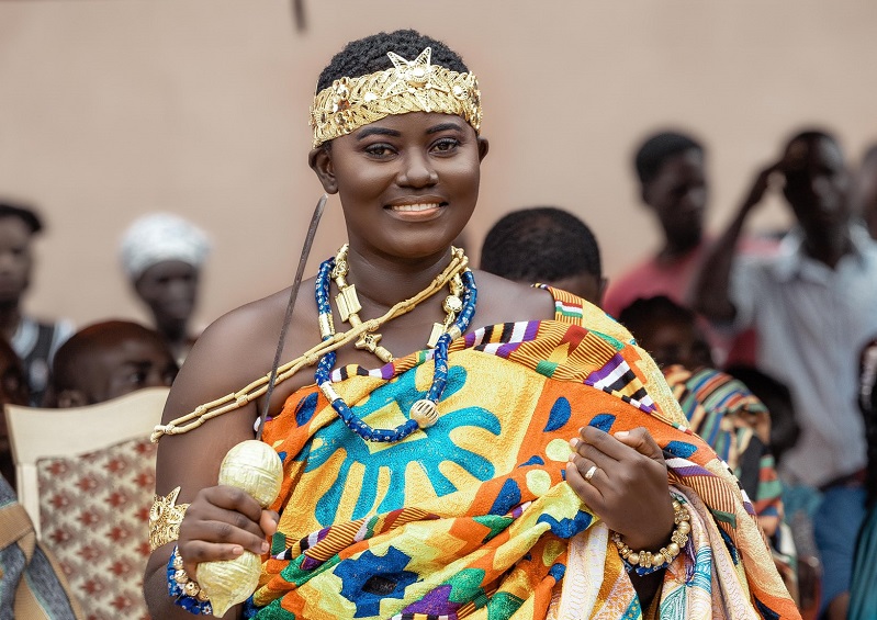 Afua Asantewaa enstooled as Nkosuohemaa of Breman Essiam