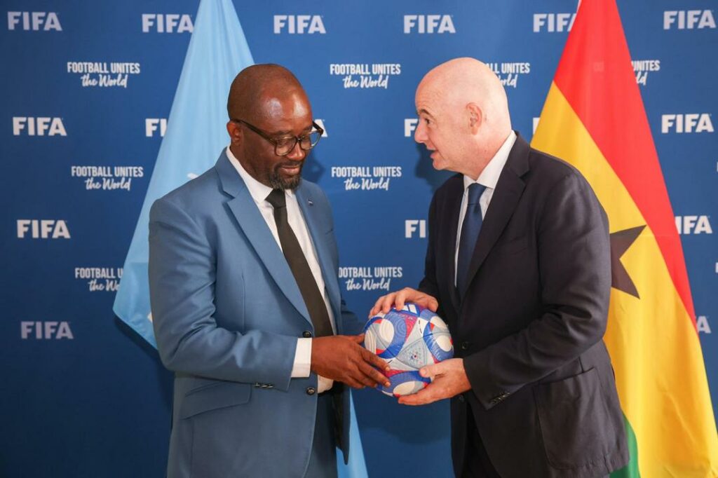 Kurt Okraku thanks FIFA for support for development of football especially in Africa