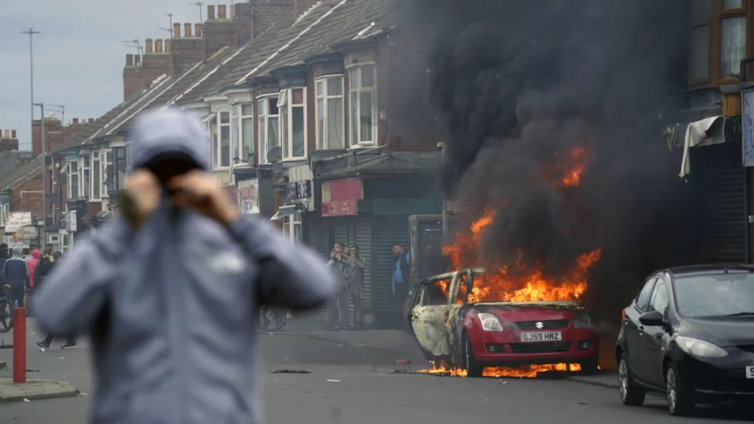 End the UK riots, parents of murdered girl urge at her funeral