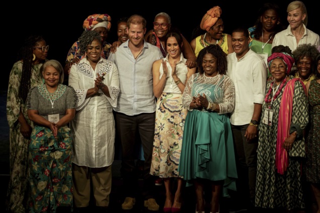 Harry and Meghan meet with Afro-Colombian leaders to wrap up their first visit to Colombia