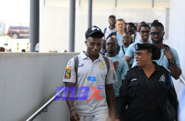 PHOTOS: Black Stars arrive in Kumasi for crucial AFCON qualifiers preparation