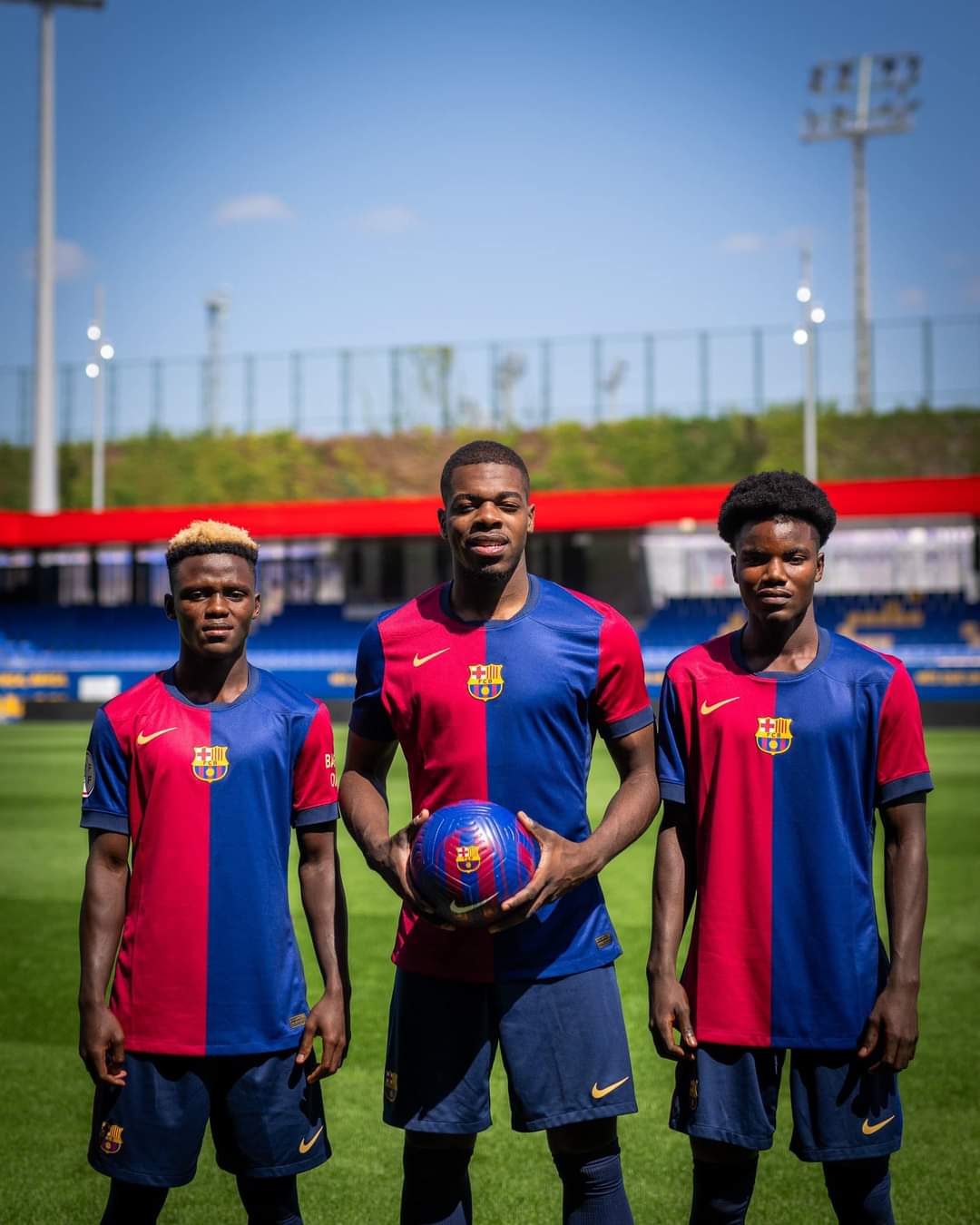 Barcelona unveils Ghanaian duo David Oduro and Abdul Aziz Issah