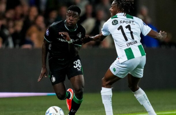 Black Stars forward Ibrahim Osman makes Feyenoord debut in draw against Groningen