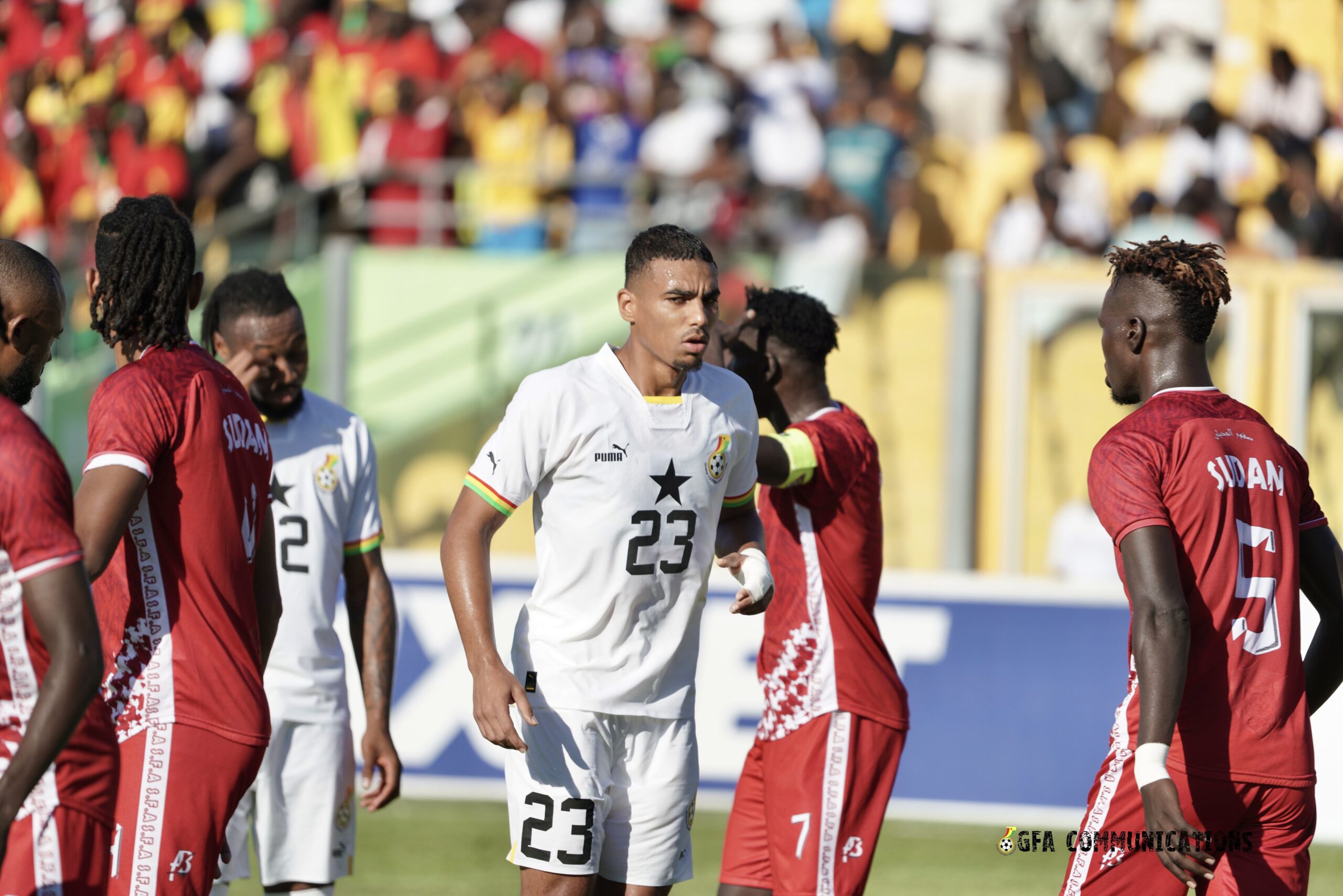 Mohammed Abdelrahman scores to help Sudan beat Ghana 2-0