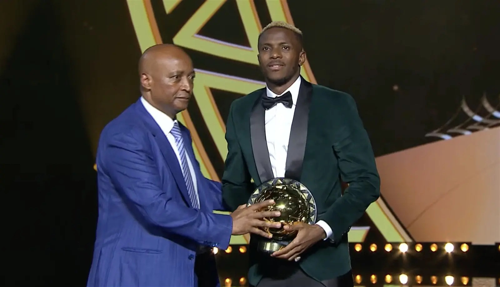 2024 African Footballer of the Year: Osimhem excited to hand the award to fellow Nigerian, Lookman