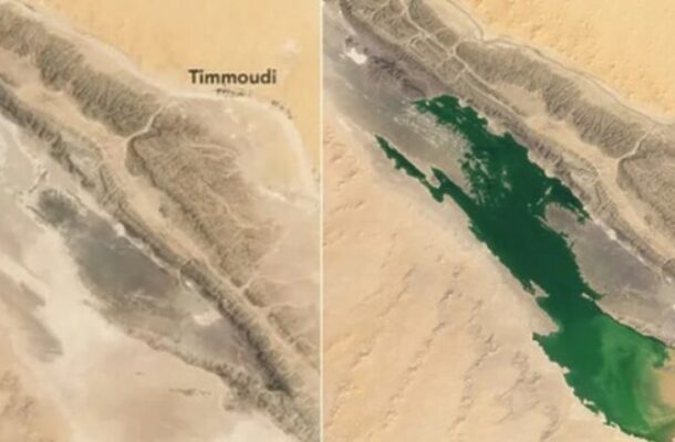 Lake Emerges in the Sahara Desert After Heavy Rainfall: NASA’s Stunning Discovery