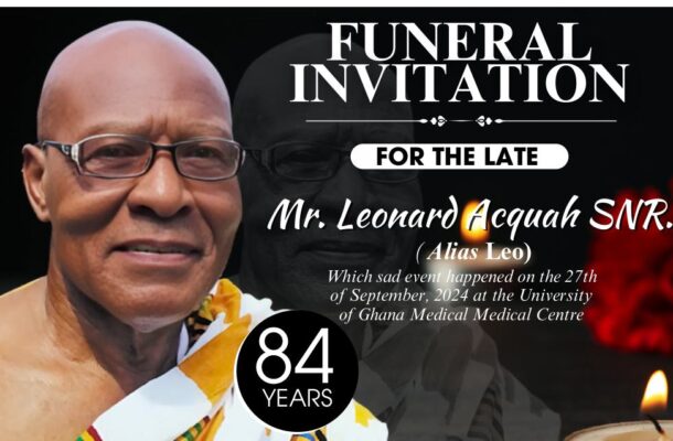 Ghana mourns the passing of 1963 AFCON champion, Leonard Acquah