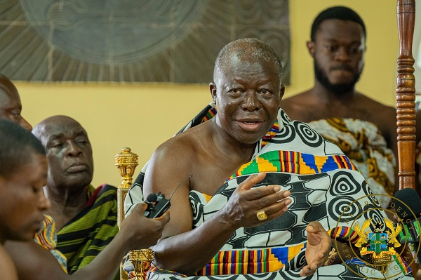 Otumfuo explains why successful Asante men marry Fante women