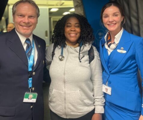 Ghanaian doctor saves passenger mid-air on KLM Accra-bound flight from Amsterdam