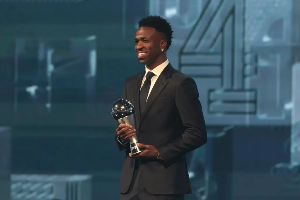 Vinicius Jnr named FIFA Best Player of the Year 2024