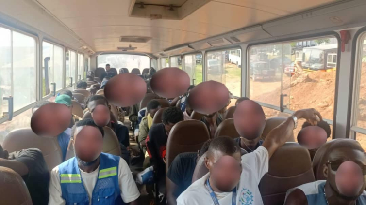 Police detain 88 people on 2 metro mass buses allegedly recruited for election duties