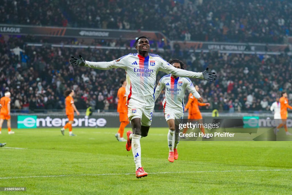 Ernest Nuamah scores first goal of the season for Olympique Lyon on Thursday night