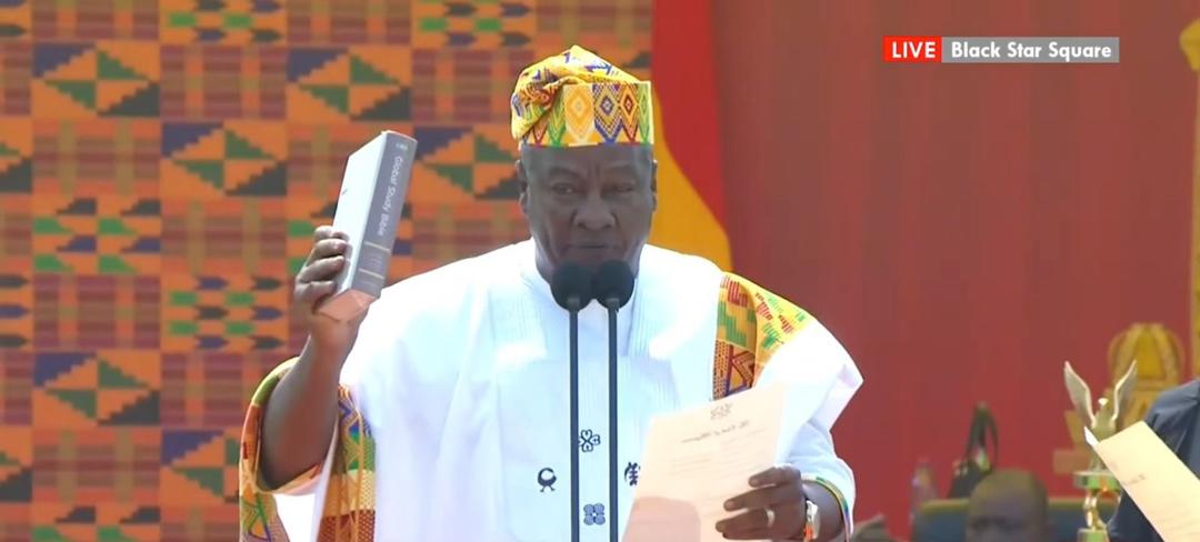 John Dramani Mahama sworn in as Ghana’s president