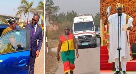 65 year-old man who walked from Kumasi to Accra honouring Mahama gifted car and cash