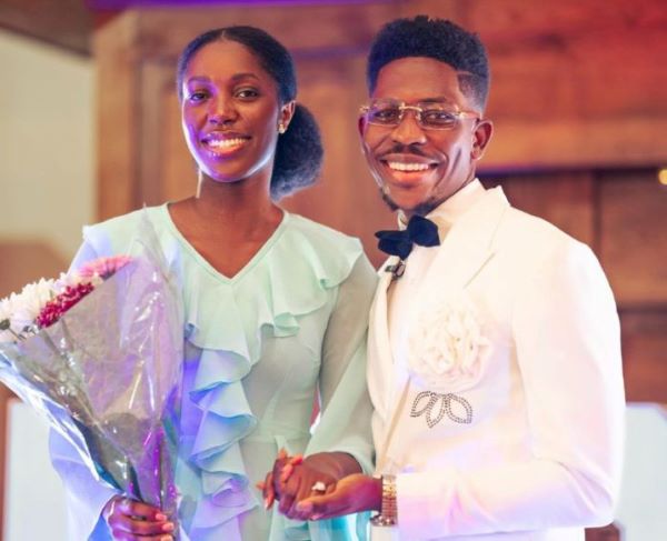 Moses Bliss heaps romantic praises on Ghanaian wife