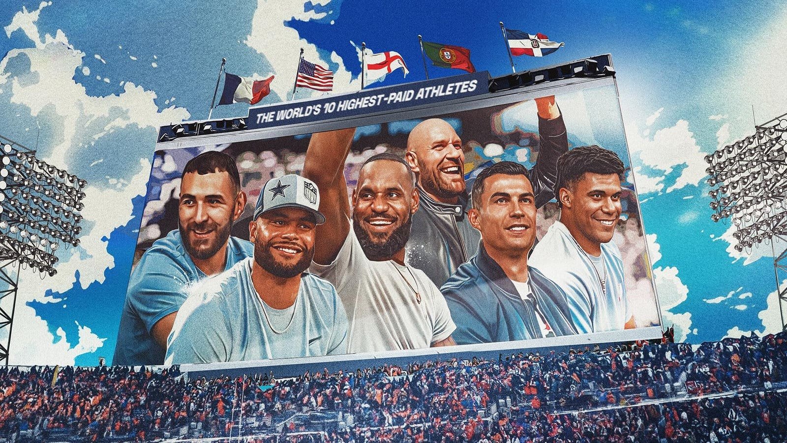 World’s top 10 highest paid athletes 2025: Cristiano Ronaldo sits on top as Curry, Durant, and Messi make list