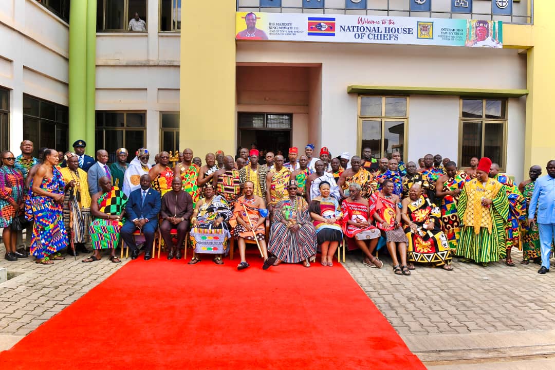 In pictures, check out Eswatini’s King Mswati III’s visit to Manhyia Palace