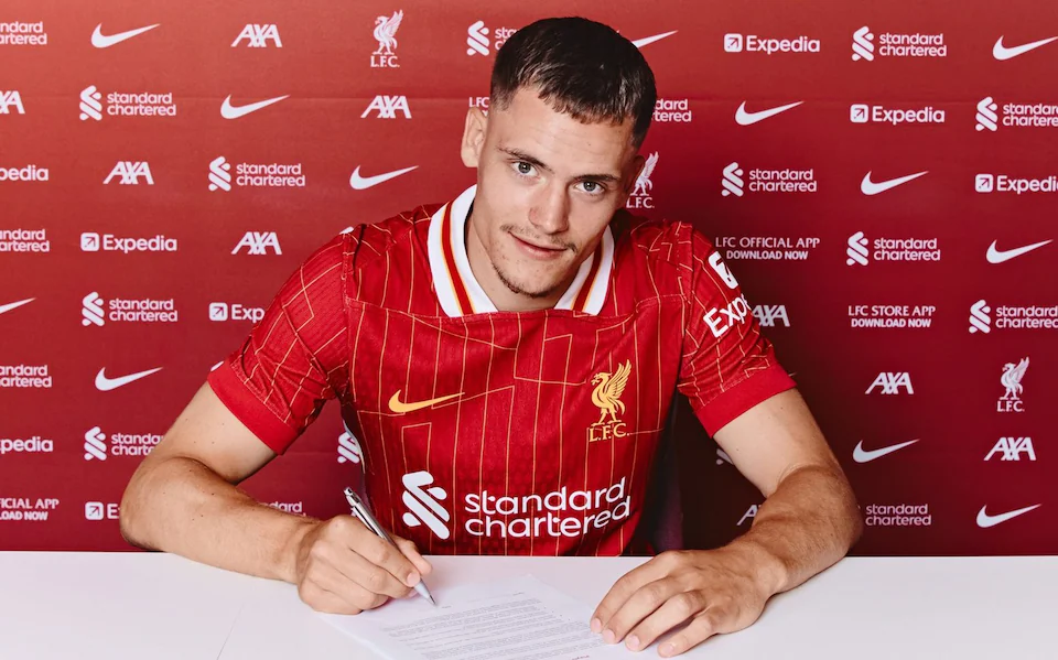 Florian Wirtz: ‘I feel very happy and very proud to join Liverpool’