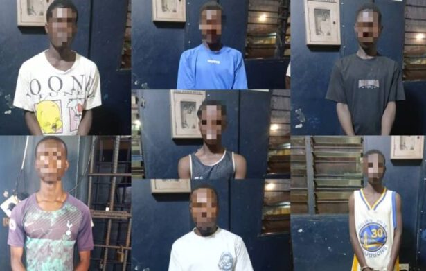Greater Accra: 7 suspected armed robbers linked to robbery in Ashaiman arrested by Ghana Police Service