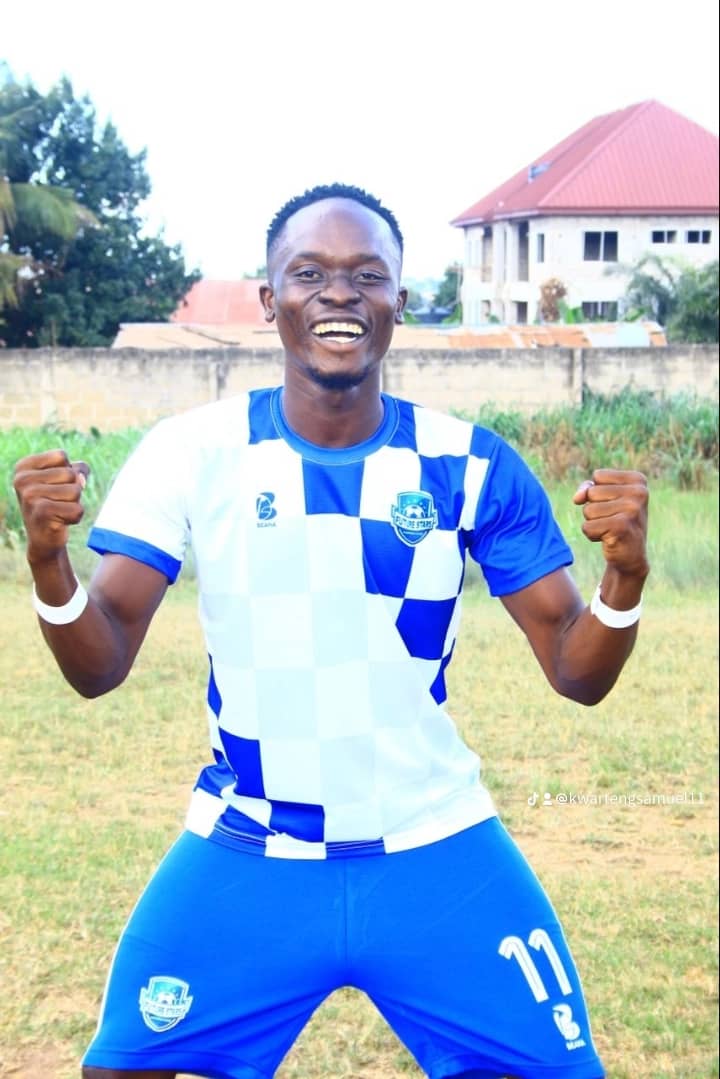 Samuel Kwarteng: Meet Future Star’s versatile striker who can also play as defensive midfielder