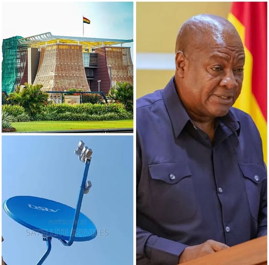 President John Mahama bans DSTV subscriptions at Jubilee House, hints at extending it to all other government offices