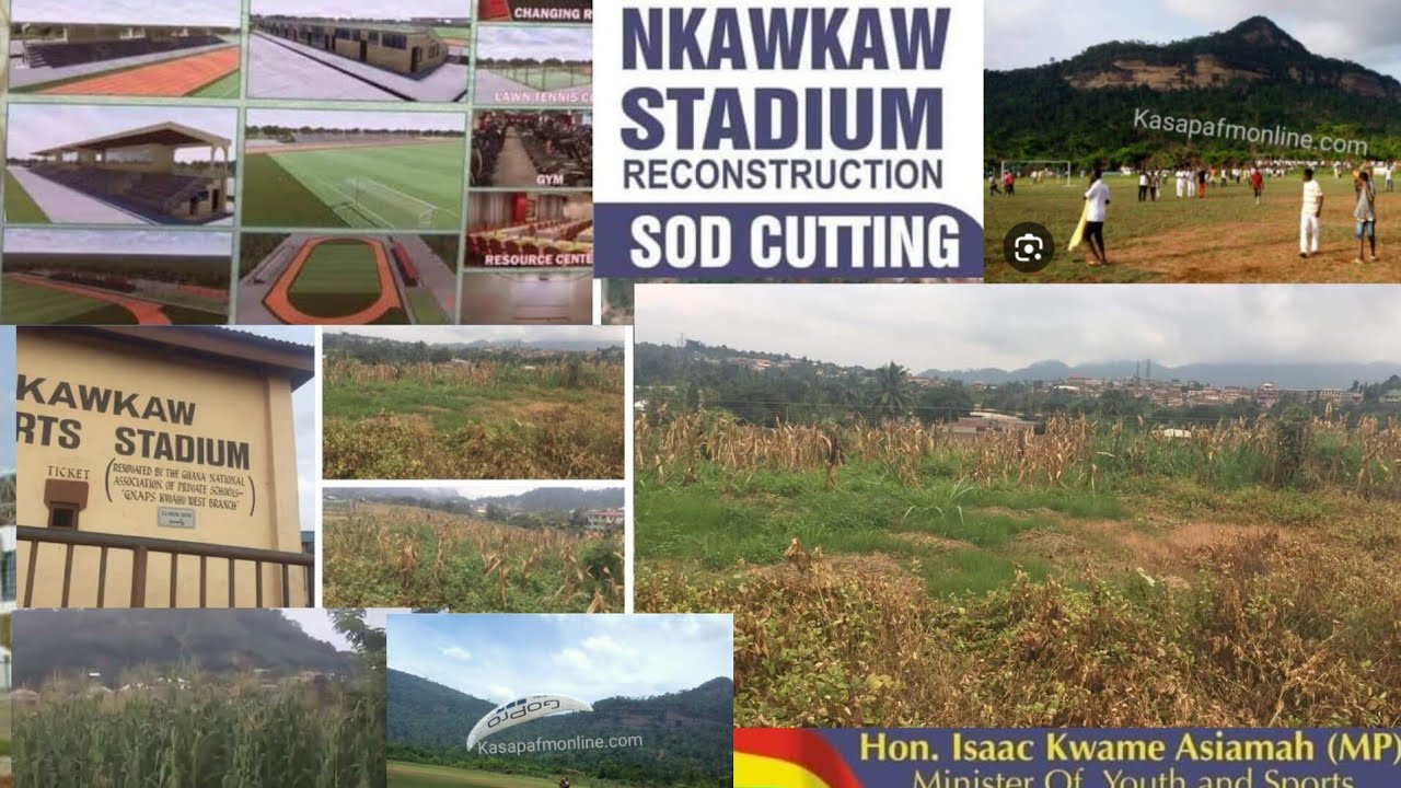 Bryan Acheampong revives Nkawkaw Sports Stadium project
