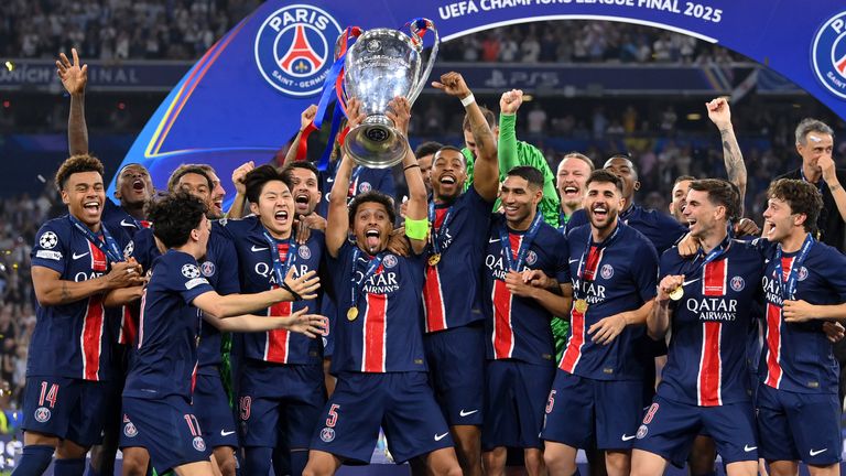 UCL finals| PSG pulverizes Inter Milan 5-0 to win maiden trophy