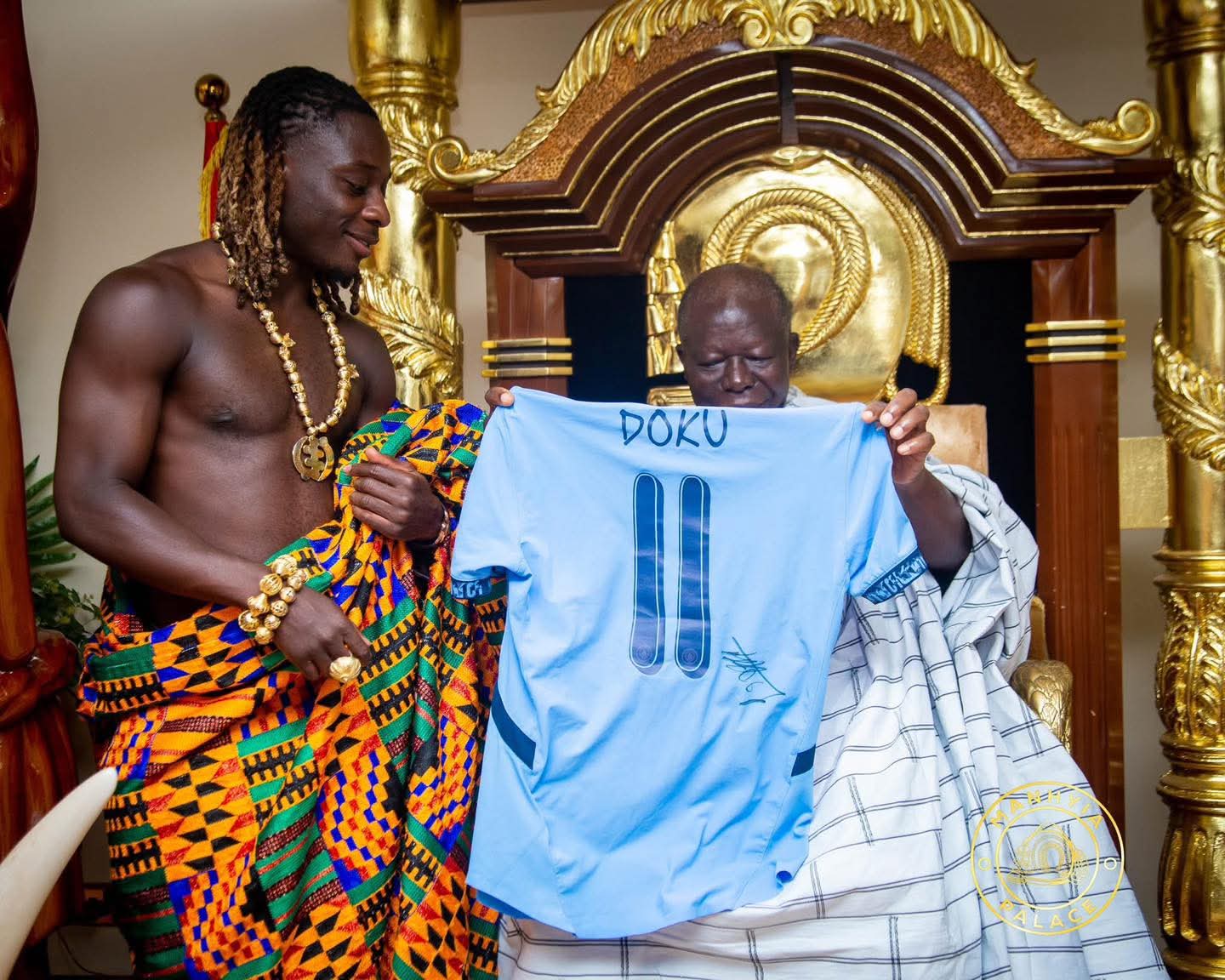 Jeremy Doku promises to visit Ghana every year after 16 years of absence