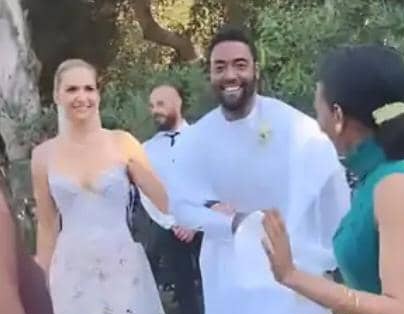 Rawlings’ son, Kimathi ties the knot with Caucasian wife