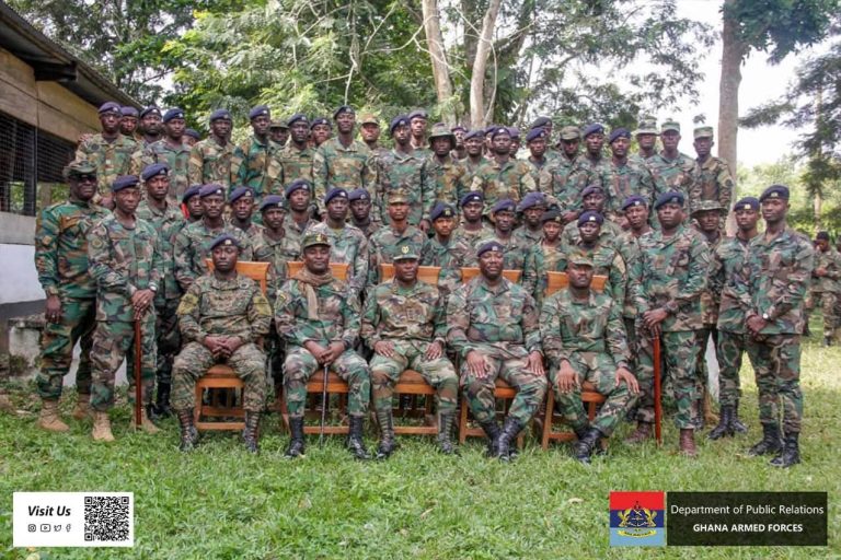 120 military officers graduate from Achiase Jungle Warfare