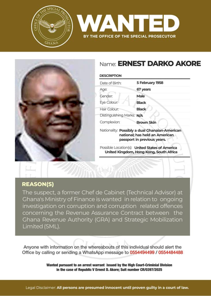 OSP declares Ken Ofori-Atta’s ‘boy’ wanted over SML deal