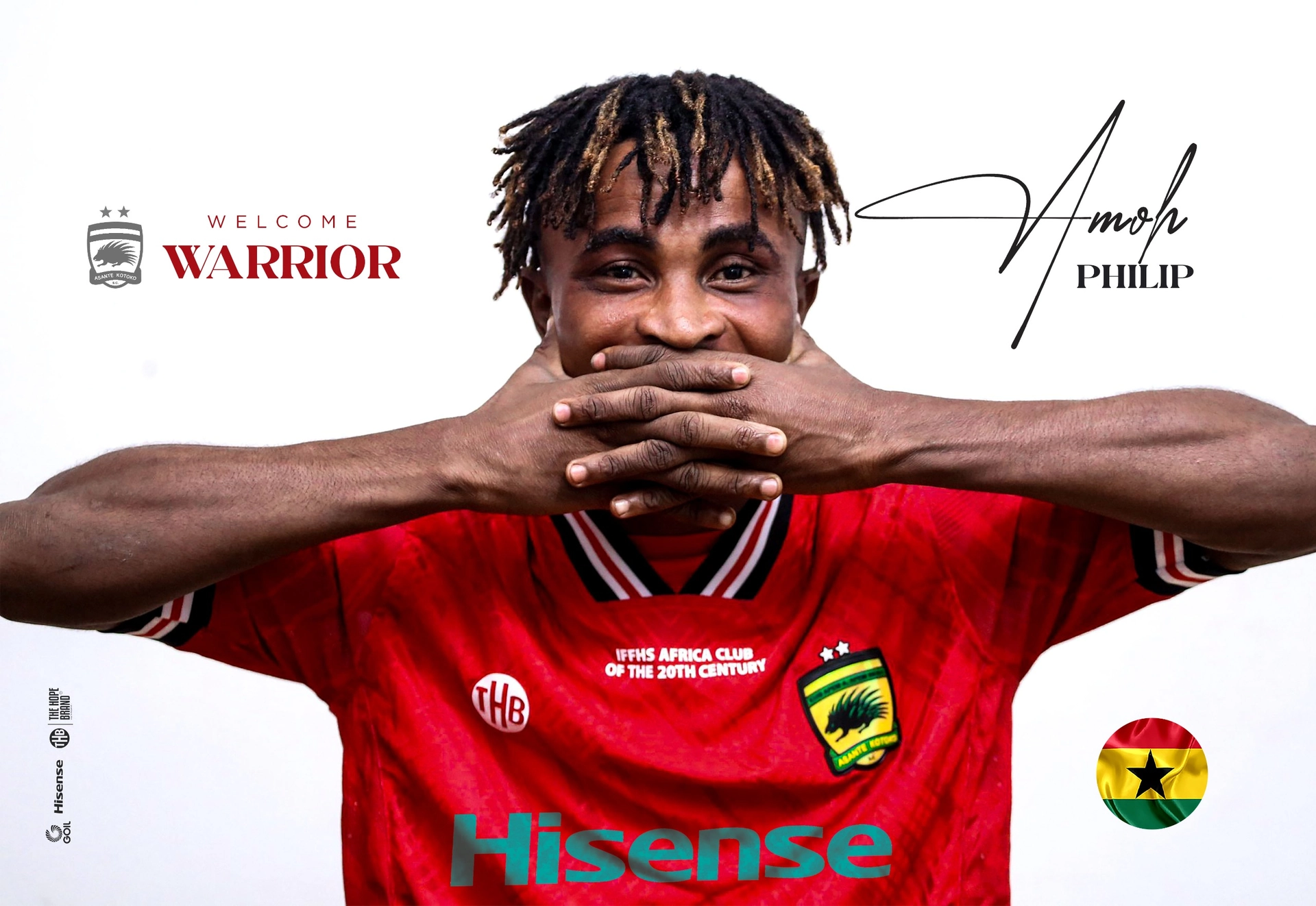 Transfer News: Asante Kotoko signs Philip Amoah from New Edubease