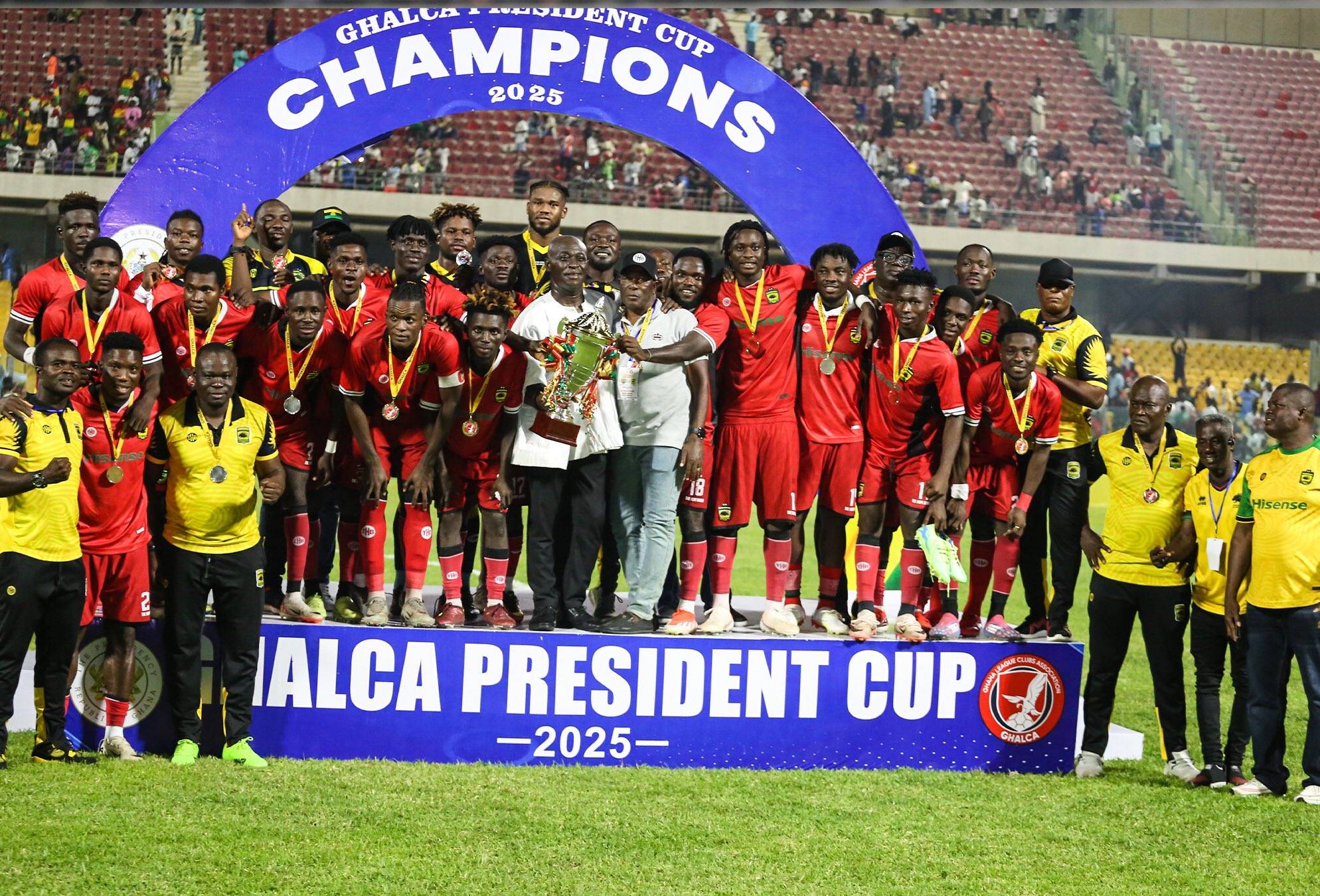 2025 President Cup review: Asante Kotoko beats Hearts of Oak 2-1 to lift 9th title