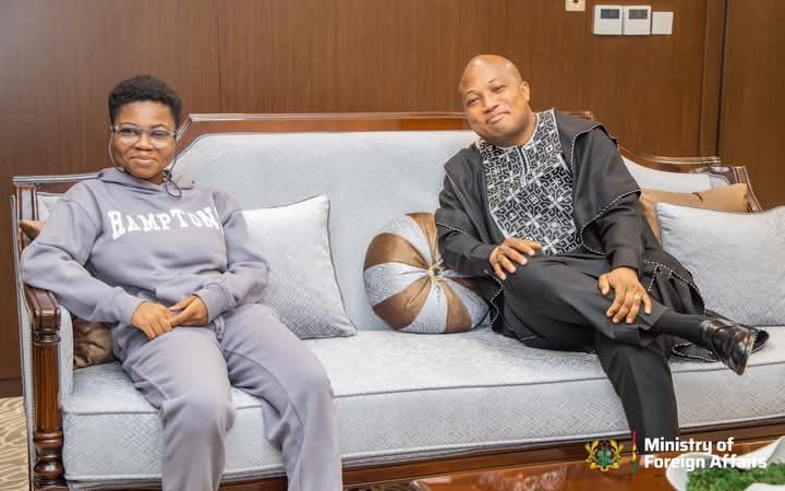 Okudzeto Ablakwa excited to see Suzzy Pinamang regains her sight