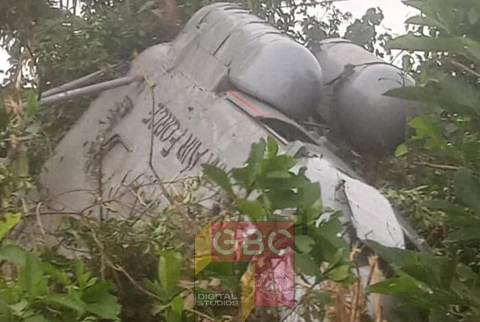 Adansi Burofoyedu: Helicopter en route to Obuasi catches fire and burns beyond recognition