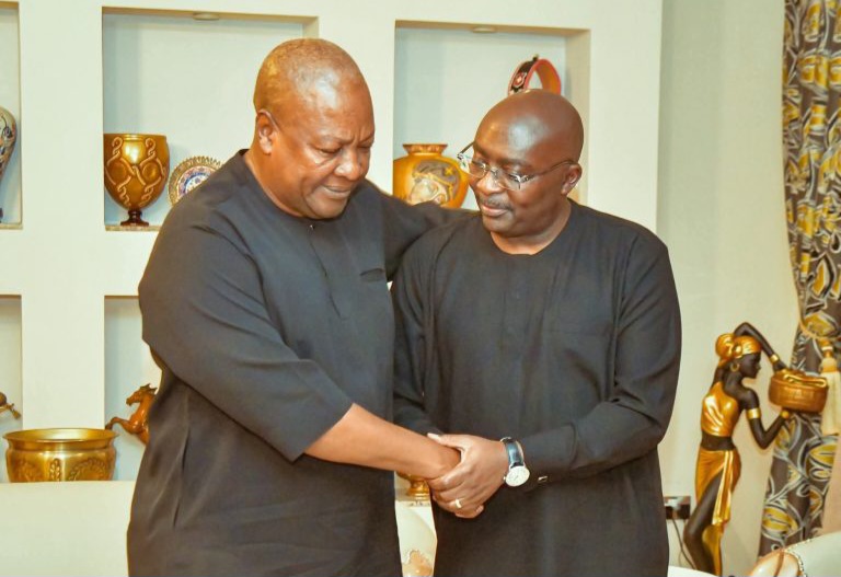 Bawumia’s consolation visit to Mahama rekindles memories of Atta Mills’ peaceful politics