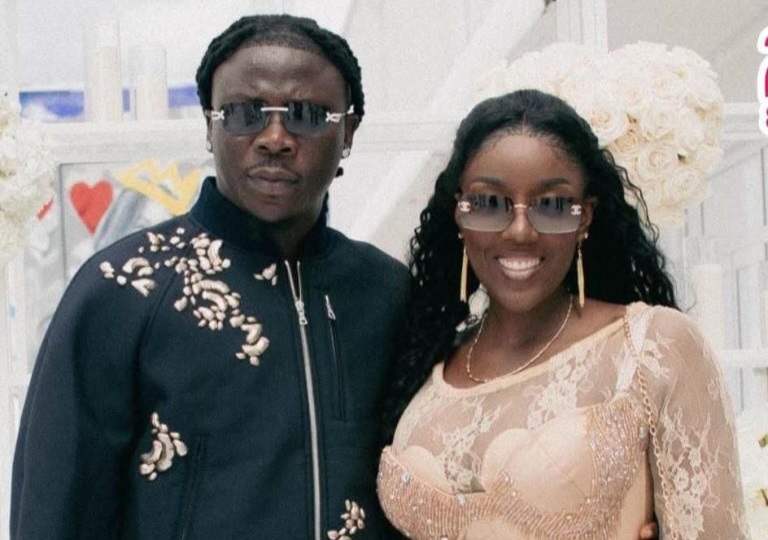 Stonebwoy’s wife clears air on misinterpreted viral video from Davido’s wedding