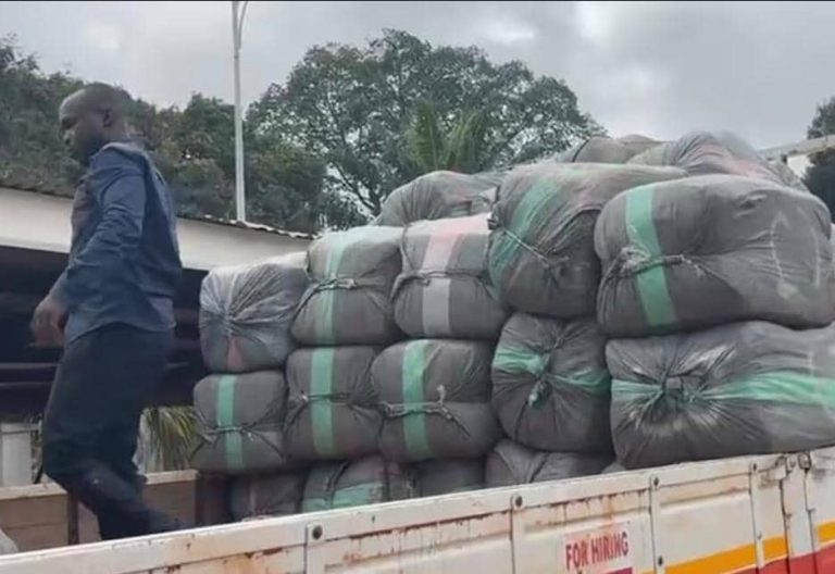 Kumasi: National Security destroys fake baby diapers imported from Nigeria