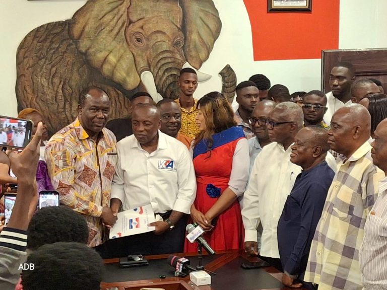Kwabena Agyepong files for NPP presidential race