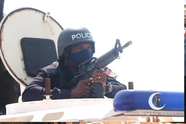 Bono East Region: Two robbers kiiled by Police on Atebubu Highway in shootout